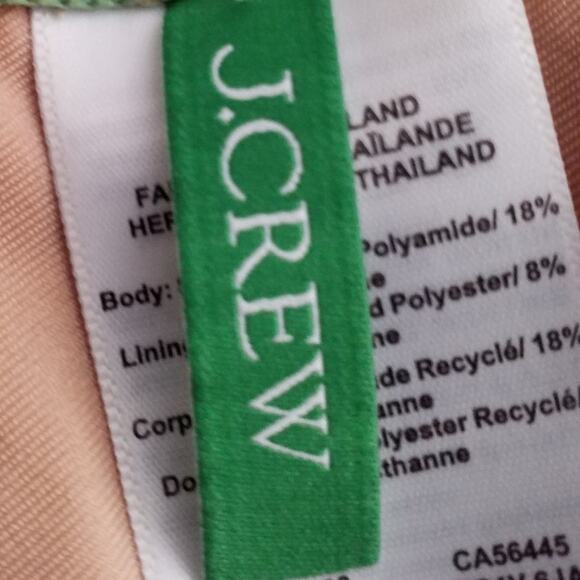 J.Crew Heritage Scoop Neck Bikini Top | Green | Size XS | NWT - Picture 3 of 5